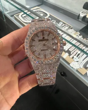 MOISSANITE AP WATCH | AUDEMARS PIGUET ROYALOAK BUSTDOWN W 238