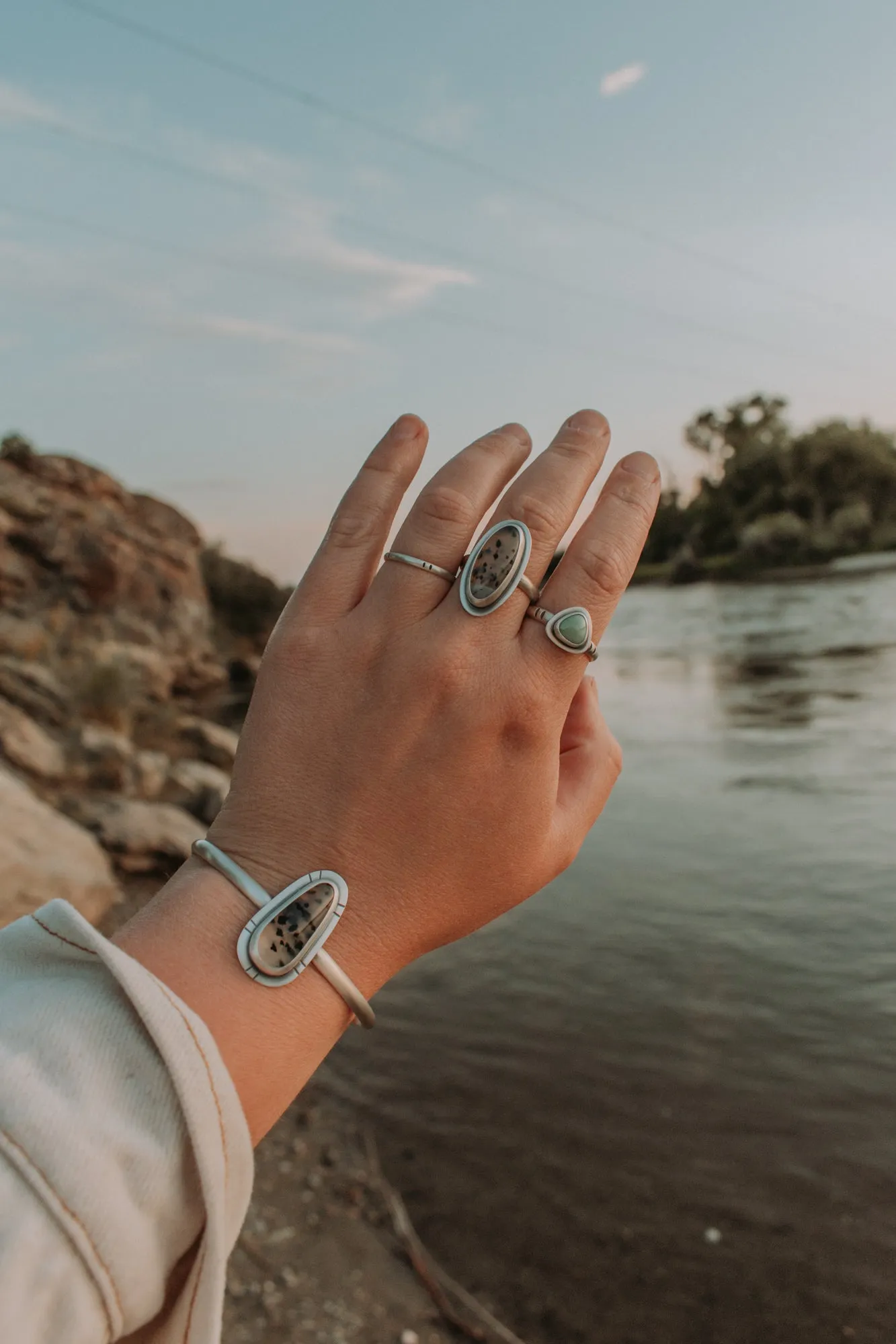 Montana Agate Cuff Bracelet