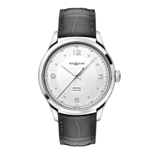 Montblanc Men's watch Heritage Automatic 40mm Gray Alligator 119943