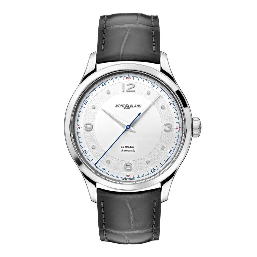 Montblanc Men's watch Heritage Automatic 40mm Gray Alligator 119943
