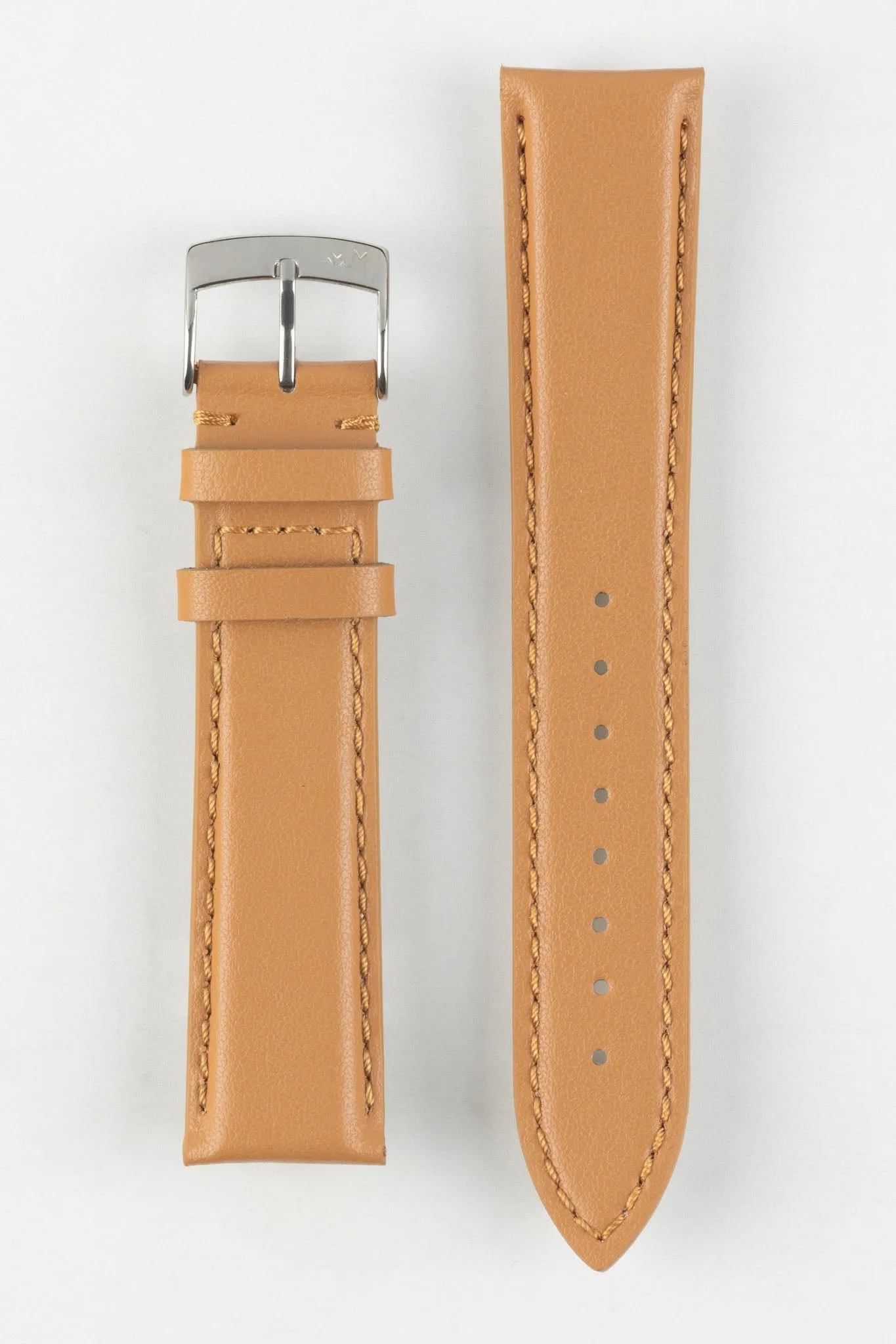Morellato NAXOS Recycled Leather-Fibre Watch Strap in HONEY