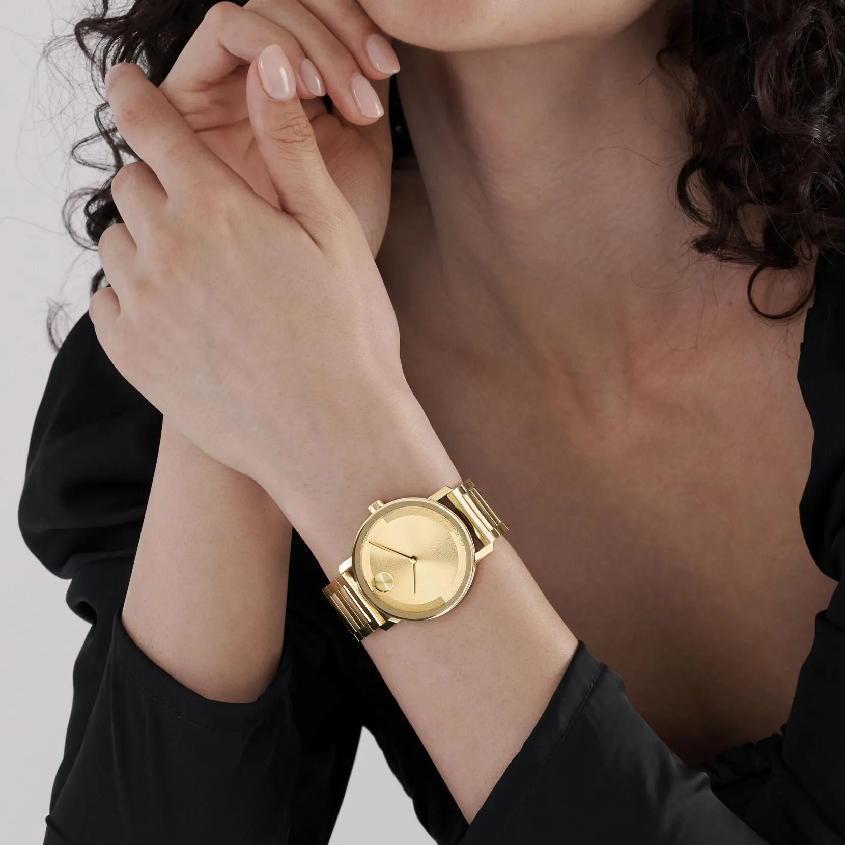 Movado Bold Evolution 2.0 Gold Tone and Dial Watch 40mm