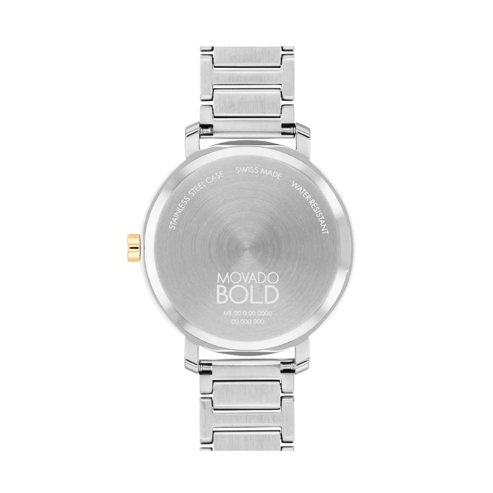 Movado Bold Evolution 2.0 Ladies Two Tone Silver Dial Watch