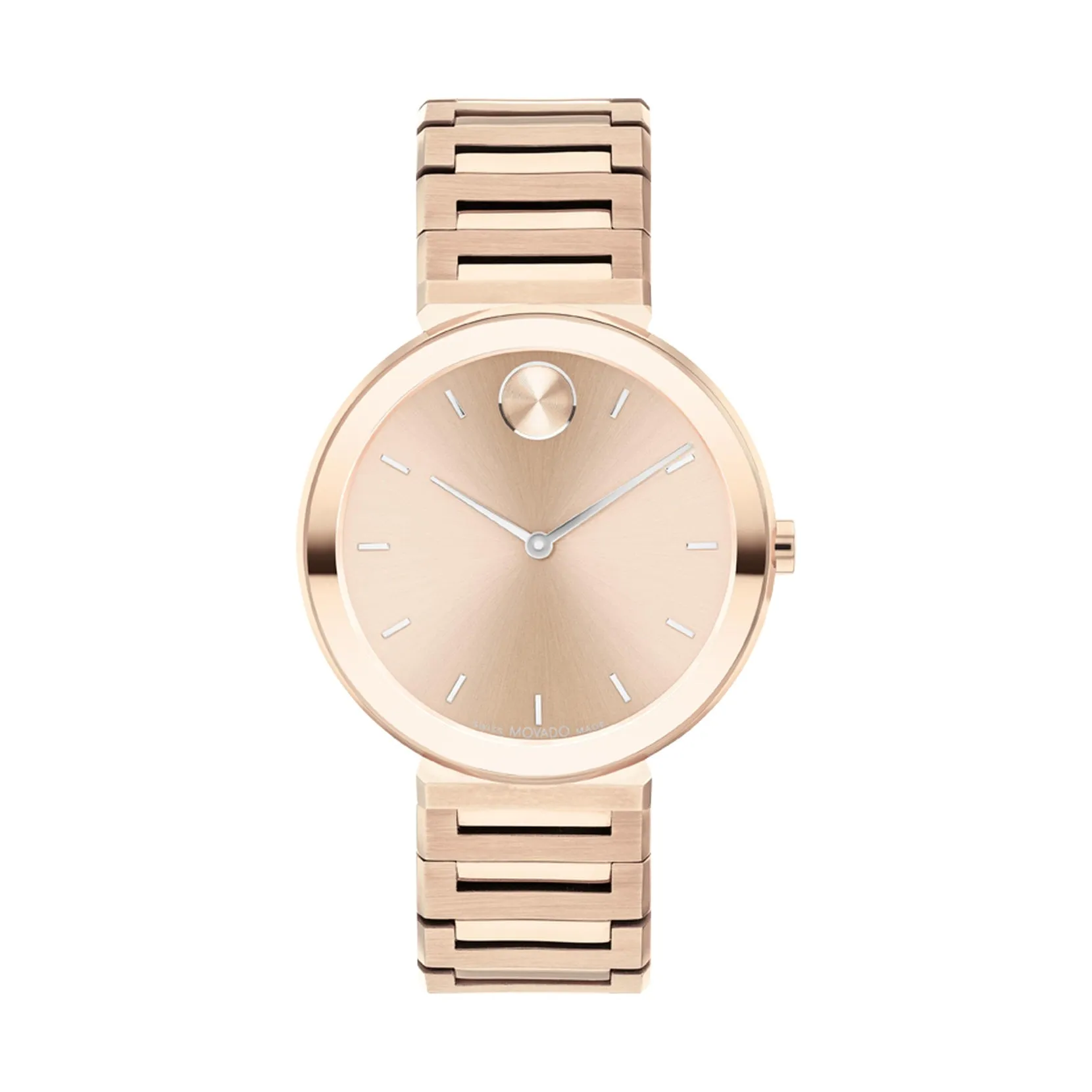 Movado Bold Horizon Ladies Rose Tone Watch