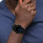 Movado Bold TR90 Mens Black Tone and Dial Watch