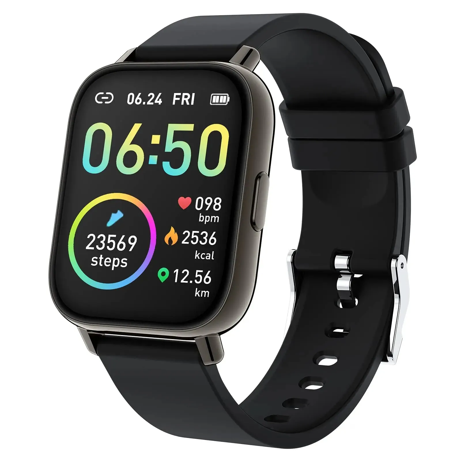 Nerunsa Smart Watch, Fitness Tracker Watch for Men Women, 1.69'' Touch Smartwatch Fitness Watch with Pedometer/Sleep Monitor.