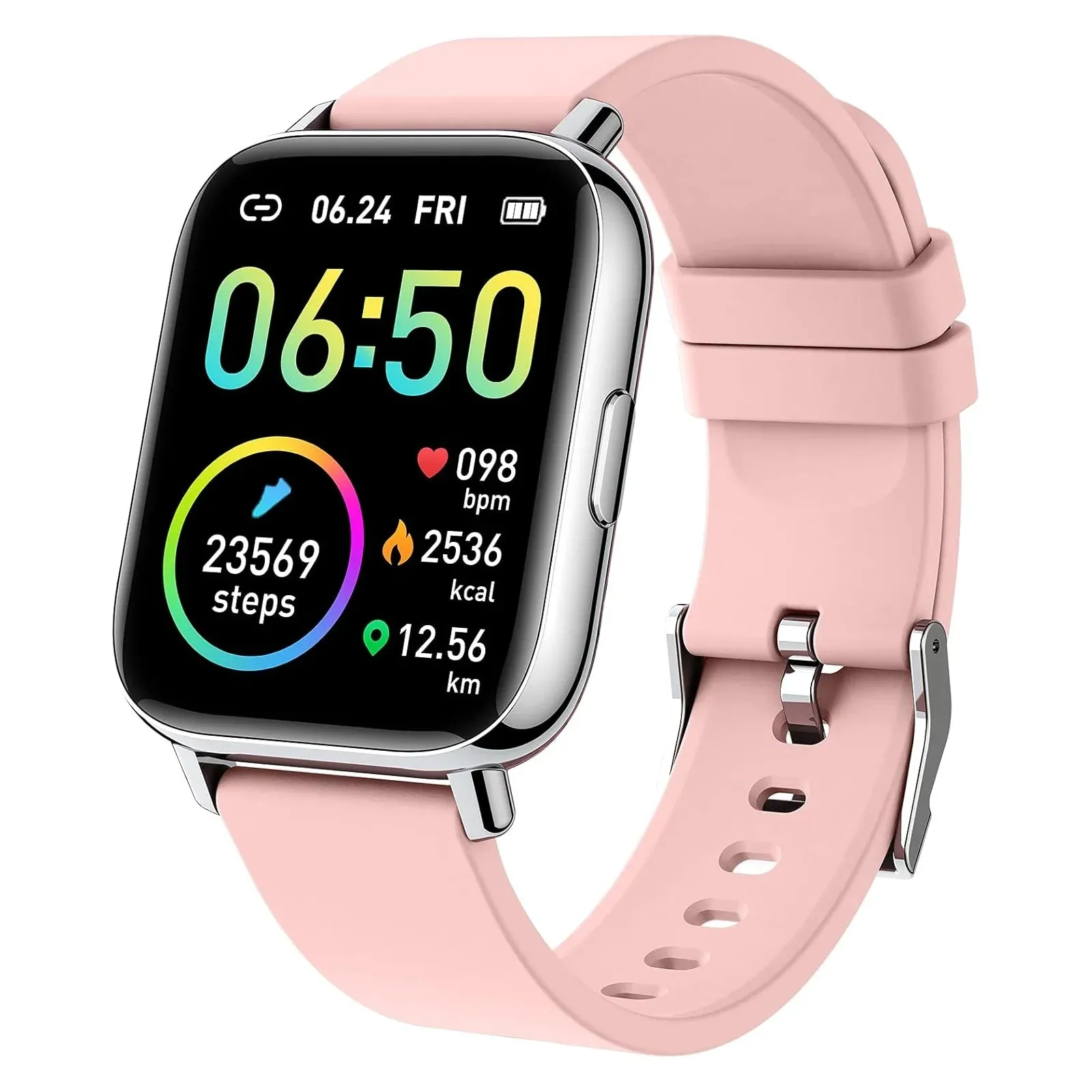 Nerunsa Smart Watch, Fitness Tracker Watch for Men Women, 1.69'' Touch Smartwatch Fitness Watch with Pedometer/Sleep Monitor.