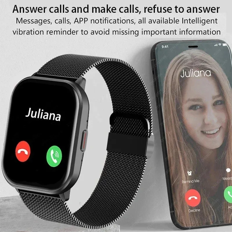 New For Xiaomi 100  Sports Mode Smart Watch Men Women Heart Rate Blood Pressure HD Bluetooth Call Waterproof Sports Smart Watch