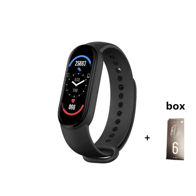 New M6 Smart IP67 Watch Men Women Smartband Heart Rate Smartwatch Fitnes Tracker Blood Pressure Sport Smart Bracelet For Android