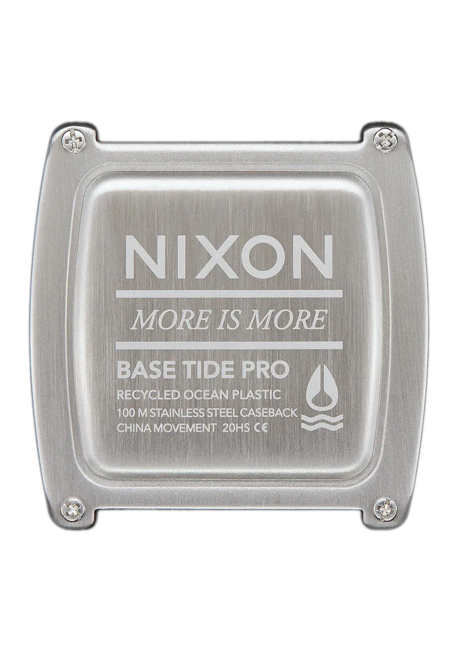 Nixon Base Tide Pro Watch Black Green Positive