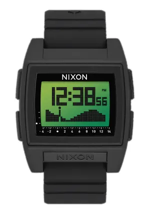 Nixon Base Tide Pro Watch Black Green Positive