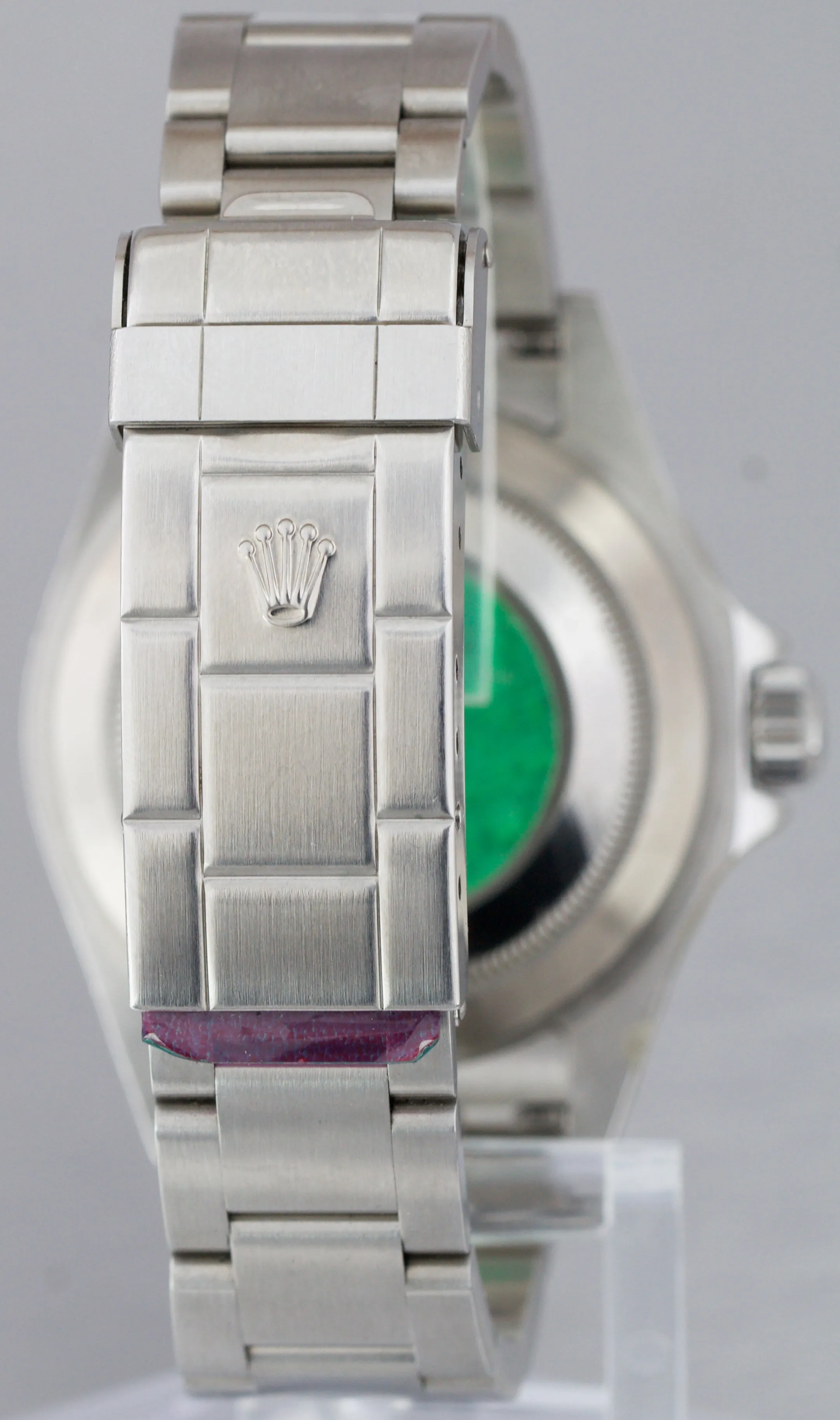 NOS NEW STICKERED Rolex Submariner Date Green KERMIT 50th Ann. 16610 LV Watch
