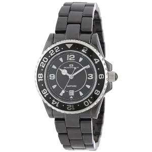 Oceanaut Women's Ceramic Black Dial Watch - CN1C2601