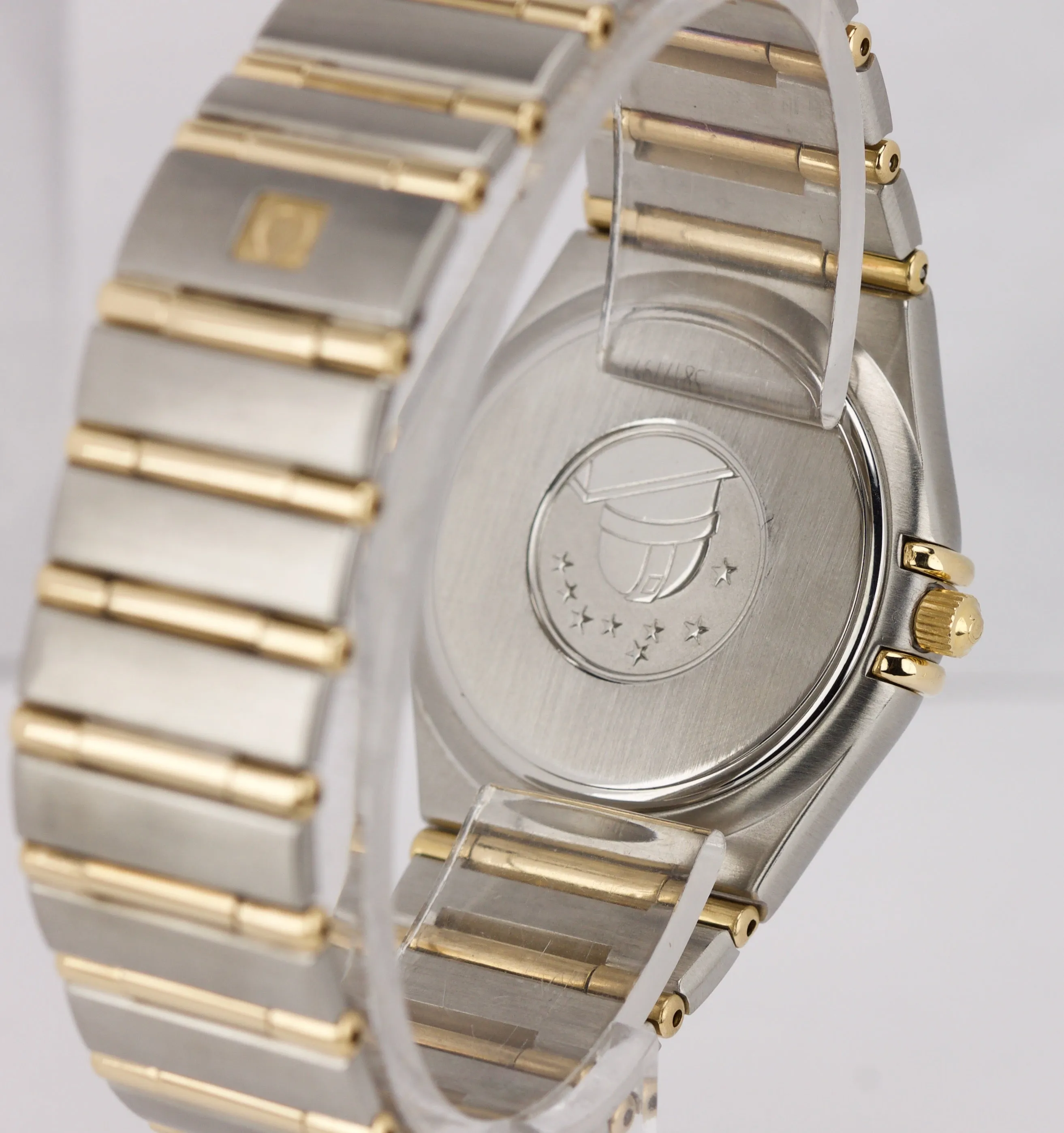 Omega Constellation 1212.10.00 33.5mm Two-Tone 'Full Bar' Quartz Date Watch