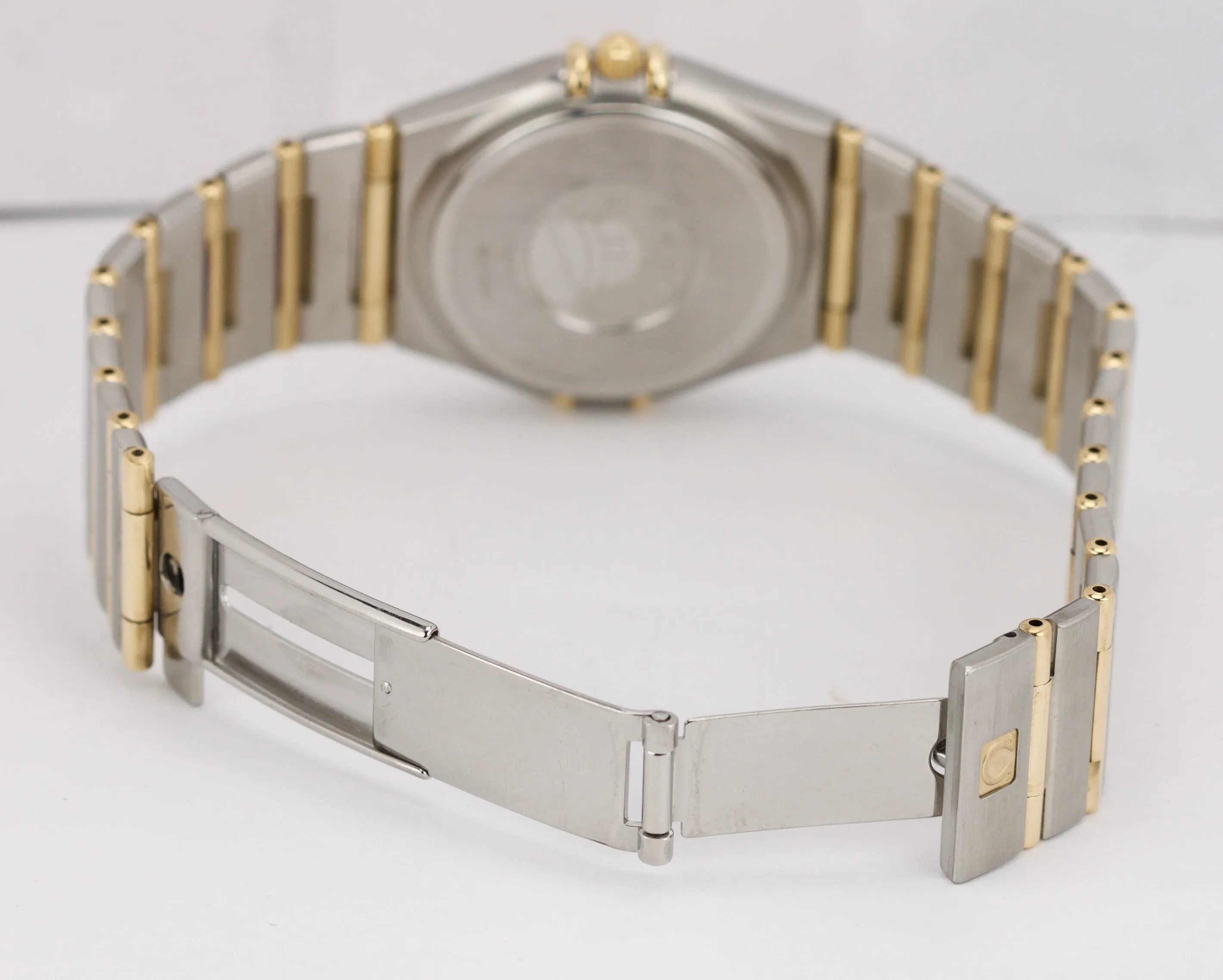 Omega Constellation 1212.10.00 33.5mm Two-Tone 'Full Bar' Quartz Date Watch