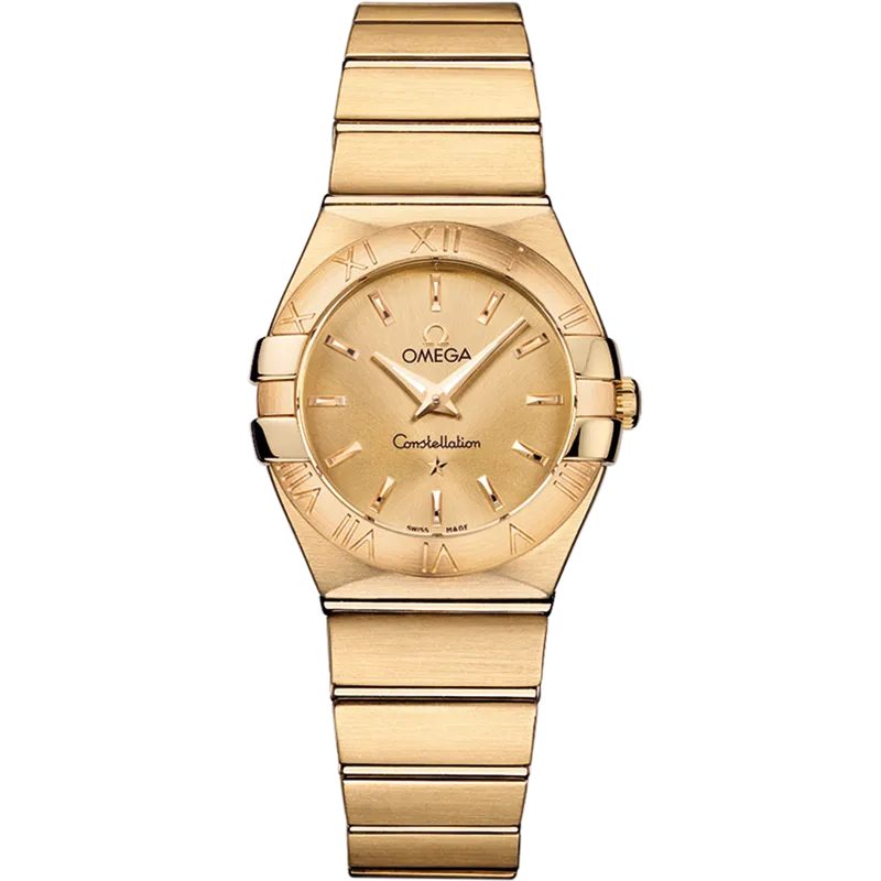 Omega Constellation 27 mm, yellow gold on yellow gold