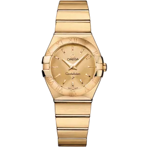 Omega Constellation 27 mm, yellow gold on yellow gold