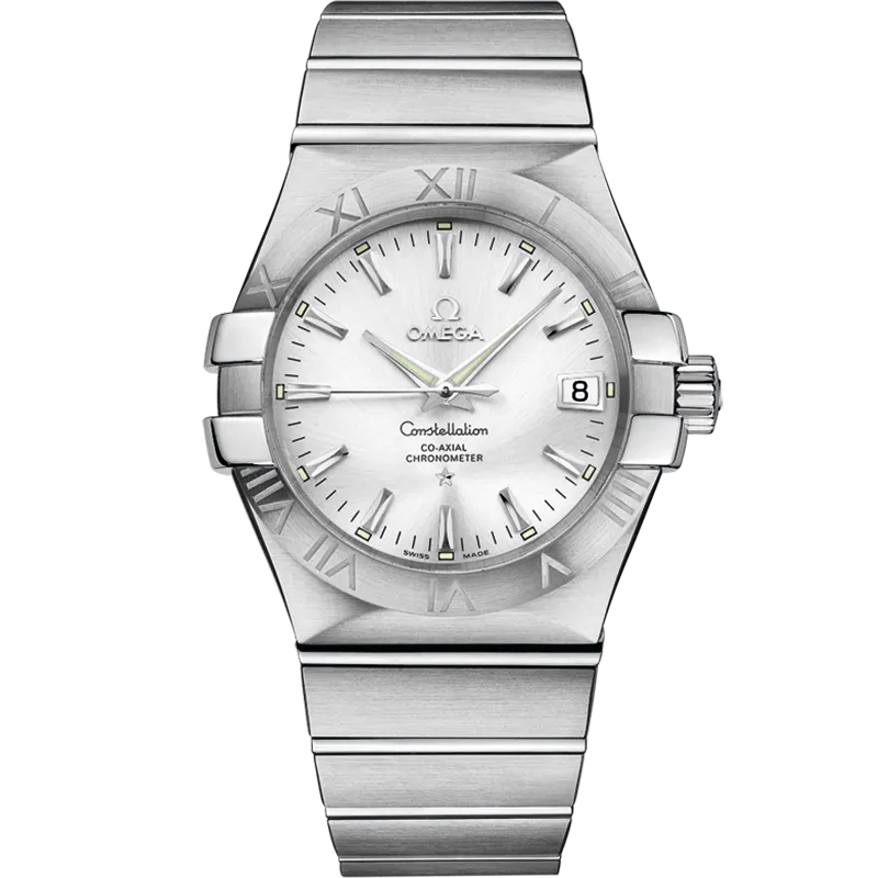 Omega Constellation 35 mm, steel on steel