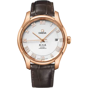 Omega De Ville De Ville 41 mm, red gold on leather strap