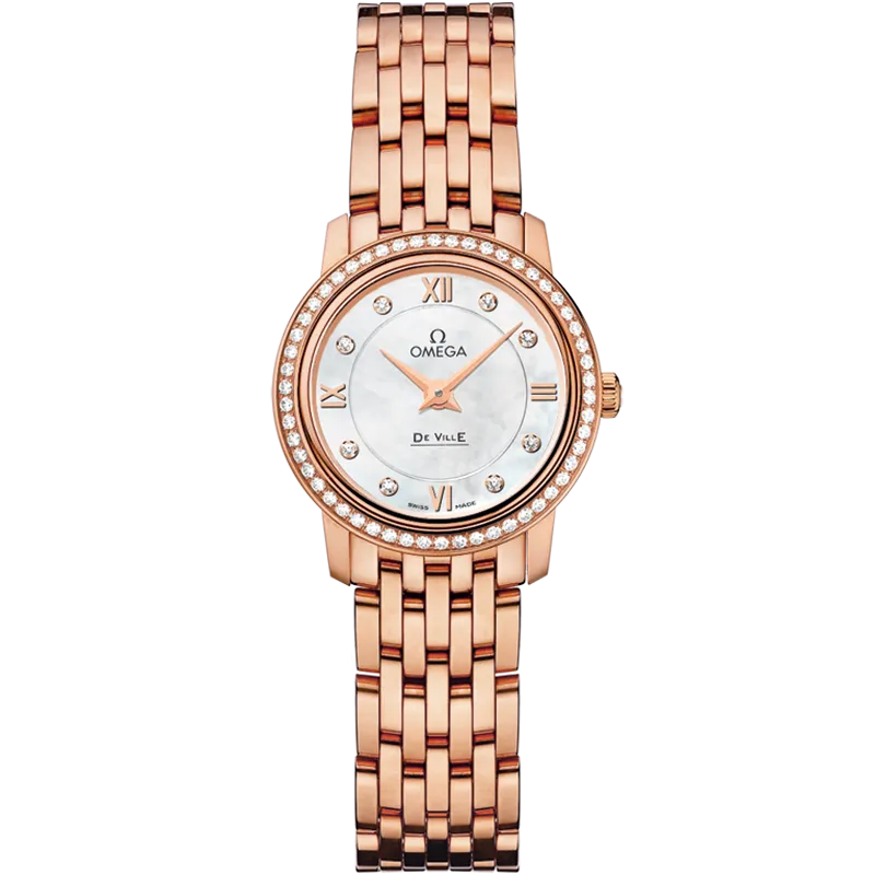 Omega De Ville Prestige 24.4 mm, red gold on red gold