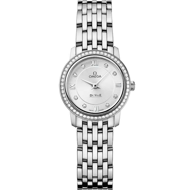 Omega De Ville Prestige 24.4 mm, steel on steel
