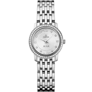 Omega De Ville Prestige 24.4 mm, steel on steel