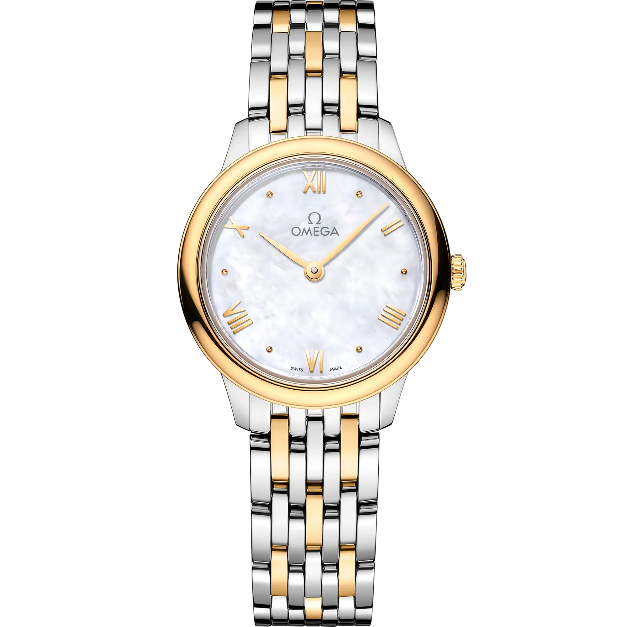 Omega De Ville Prestige 27.5 mm, steel - yellow gold on steel - yellow gold