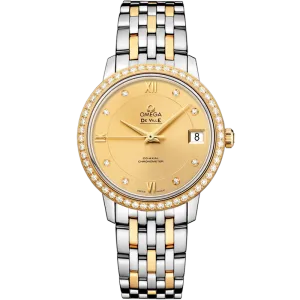 Omega De Ville Prestige 32.7 mm, steel - yellow gold on steel - yellow gold