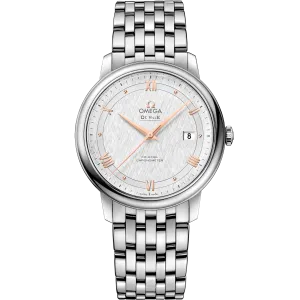Omega De Ville Prestige 39.5 mm, steel on steel