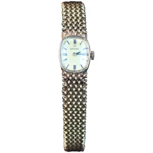 OMEGA Lady's Yellow Gold Woven Wristwatch