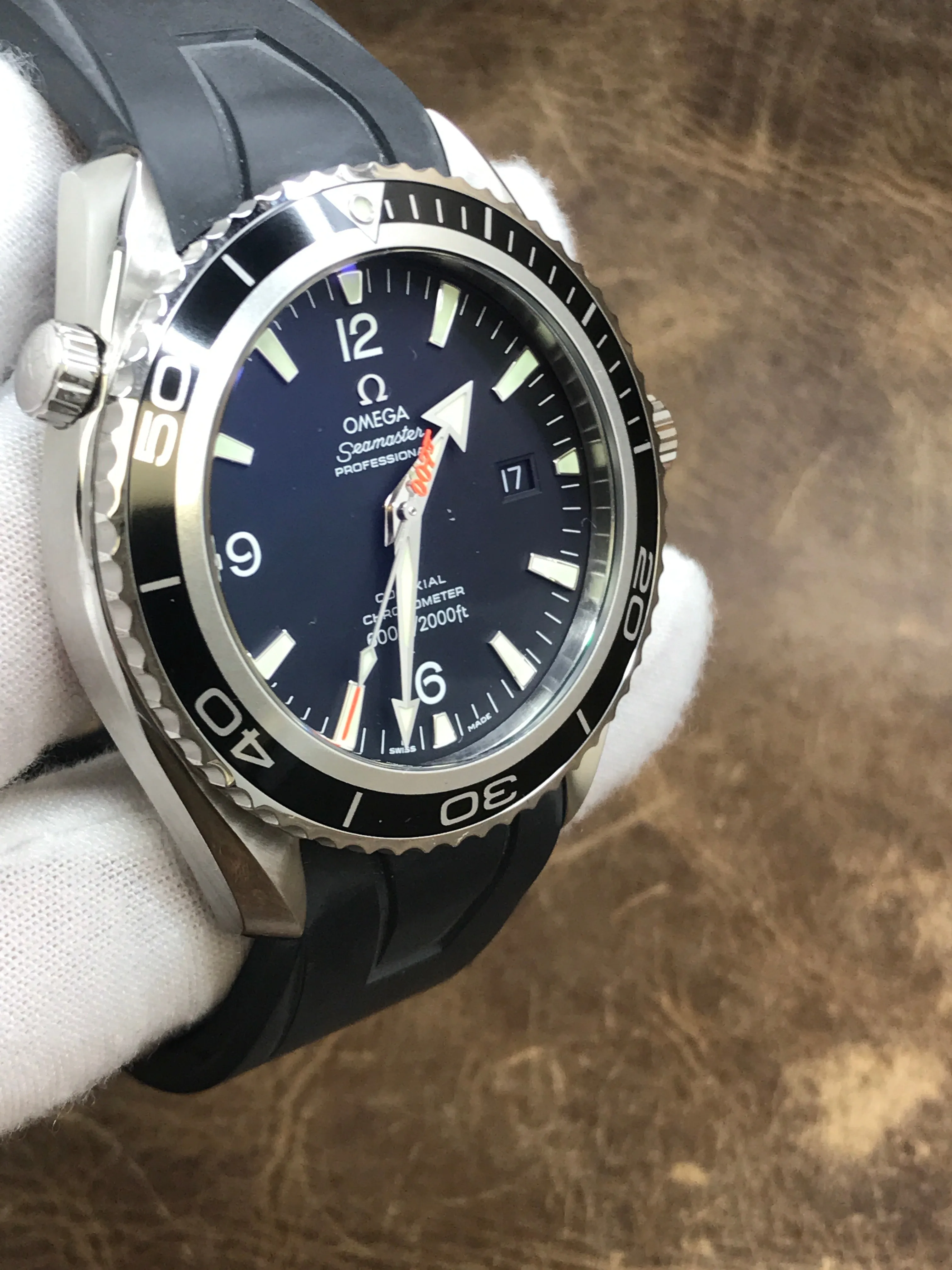 Omega Planet Ocean 600m James Bond Casino Royale 2907.50.91 Black Dial Automatic Men's Watch
