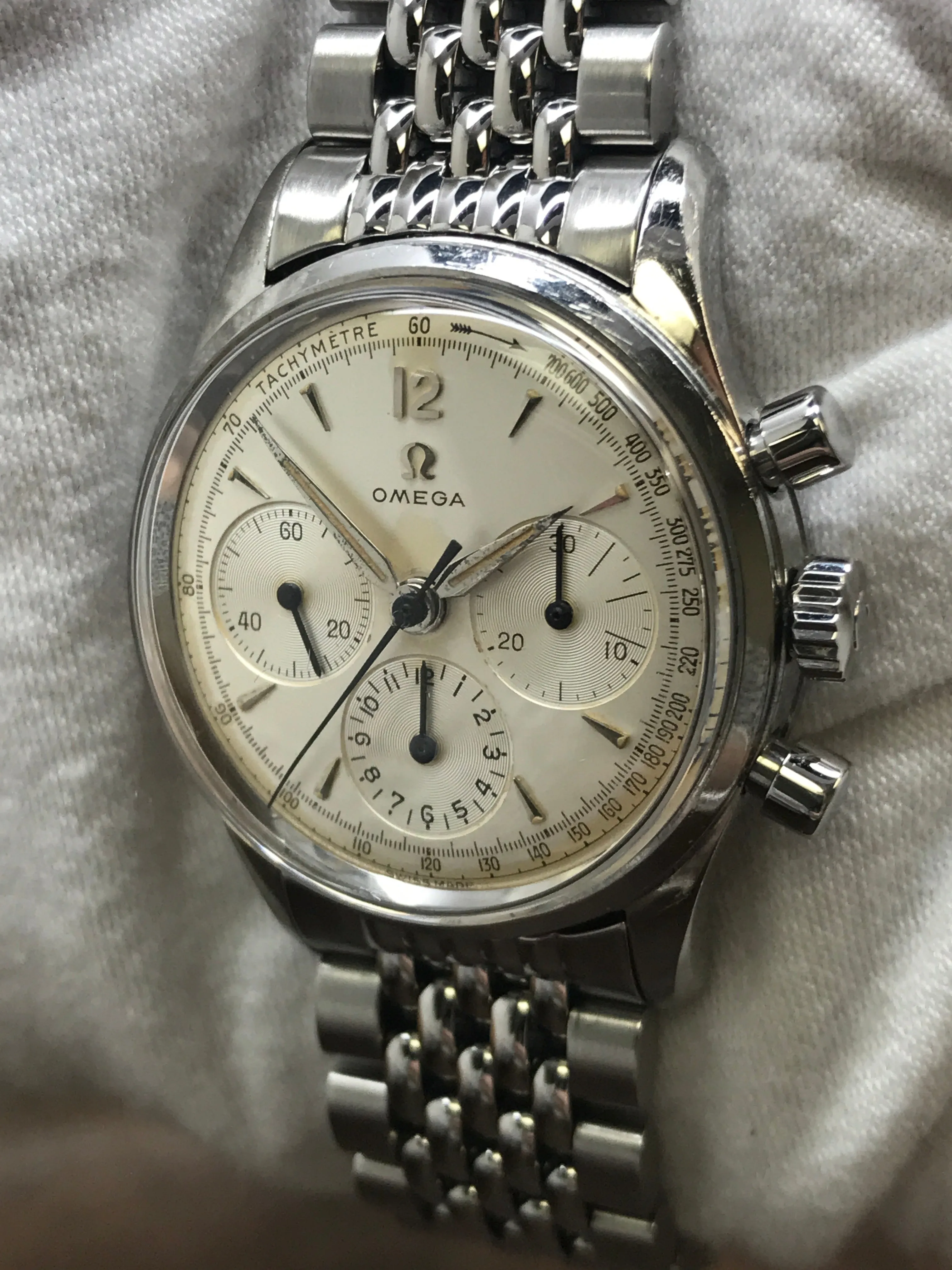 Omega Pre Seamaster CK 2886  Silver Dial Manual Wind Men's Watch