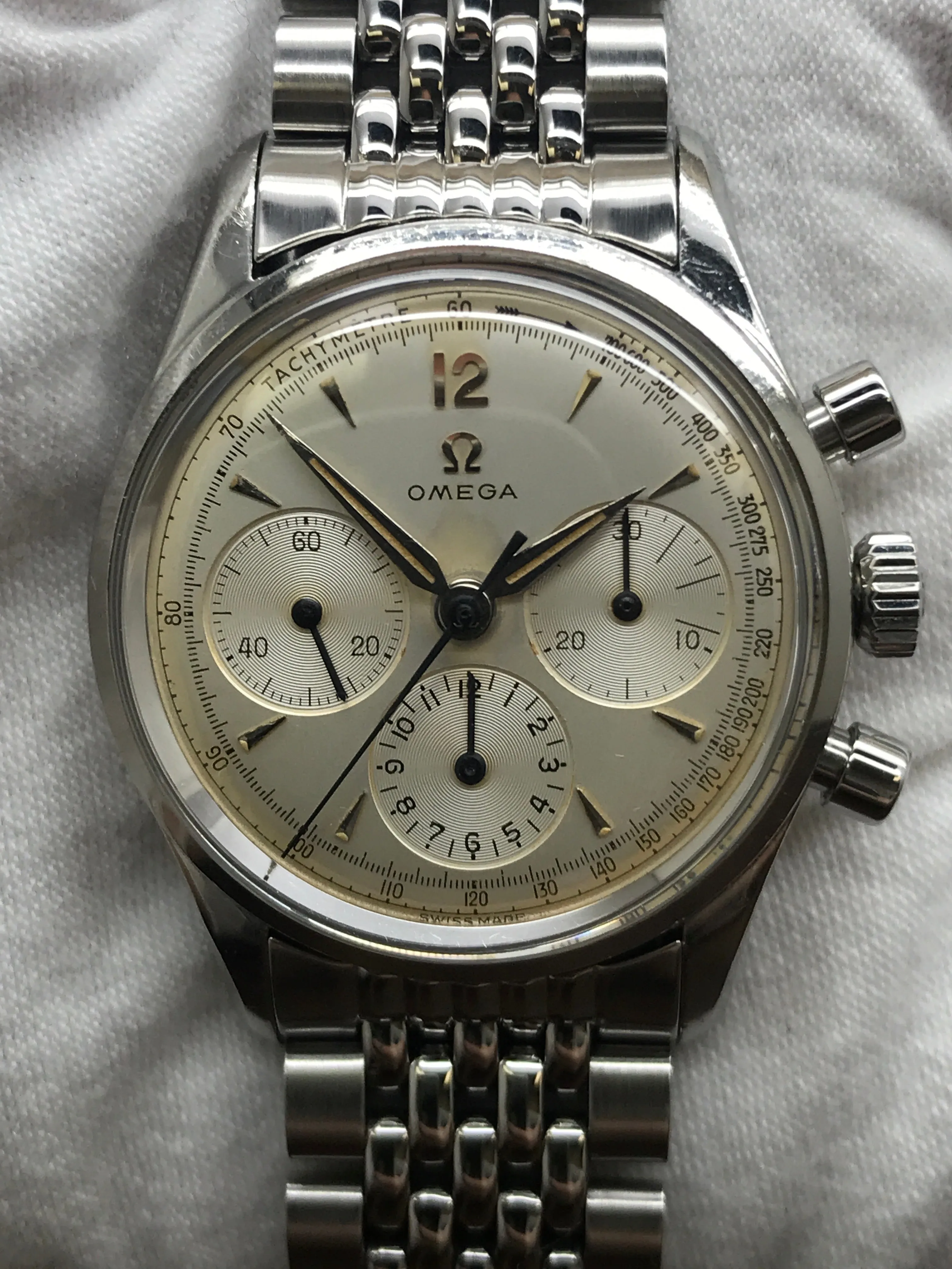 Omega Pre Seamaster CK 2886  Silver Dial Manual Wind Men's Watch