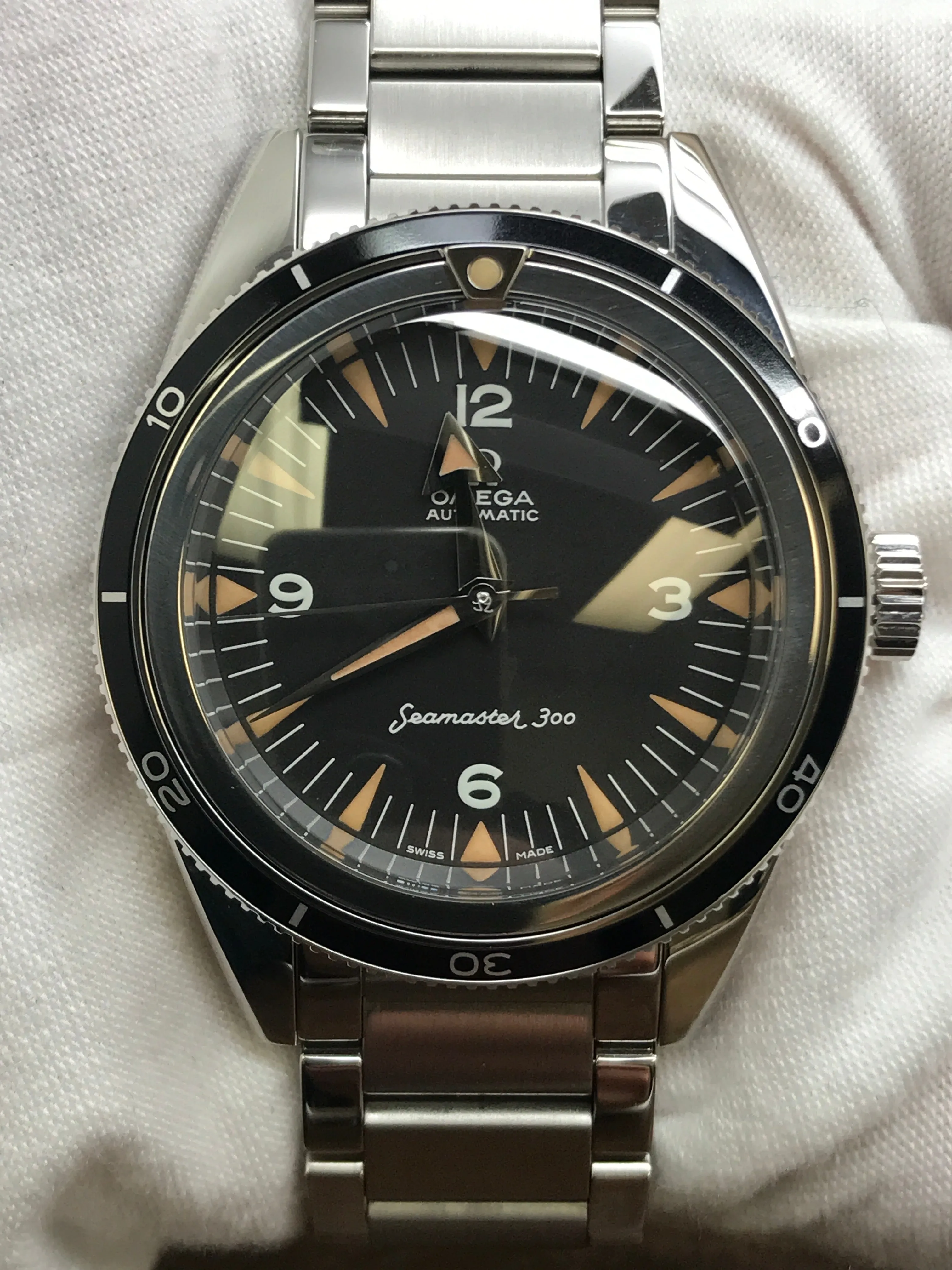 Omega Seamaster 300m 1957 Trilogy L.E 234.10.39.20.01.001 Black Dial Automatic Men's Watch