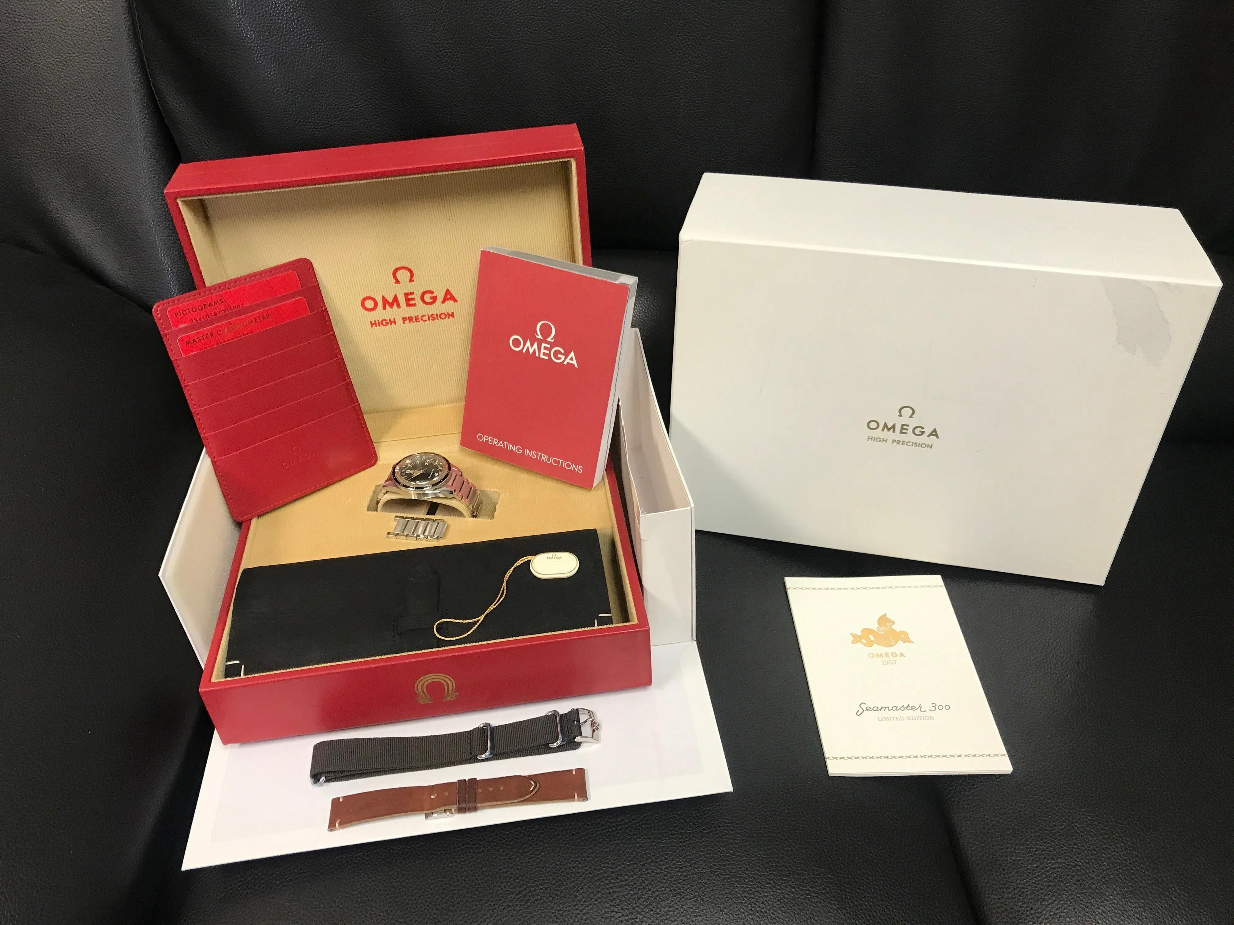 Omega Seamaster 300m 1957 Trilogy L.E 234.10.39.20.01.001 Black Dial Automatic Men's Watch