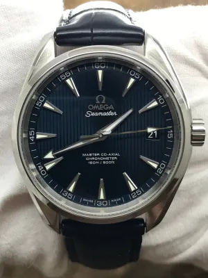 Omega Seamaster Aqua Terra 231.13.42.21.03.001 Blue Dial Automatic Men's Watch