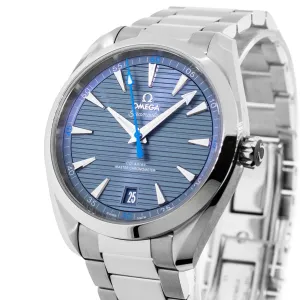 Omega Seamaster Aqua Terra Co-Axial Chronometer 41mm Stainless Steel Blue Index Dial 220.10.41.21.03.002