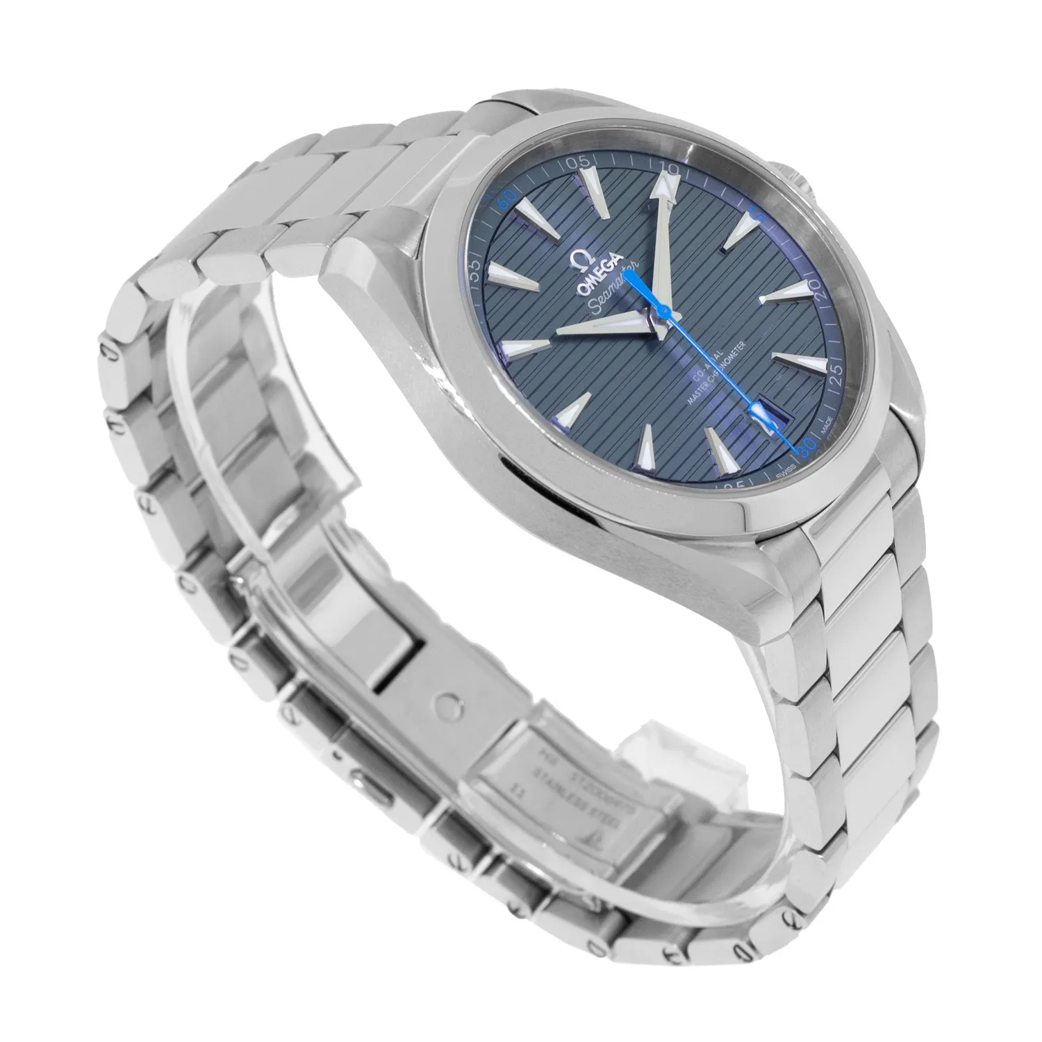 Omega Seamaster Aqua Terra Co-Axial Chronometer 41mm Stainless Steel Blue Index Dial 220.10.41.21.03.002