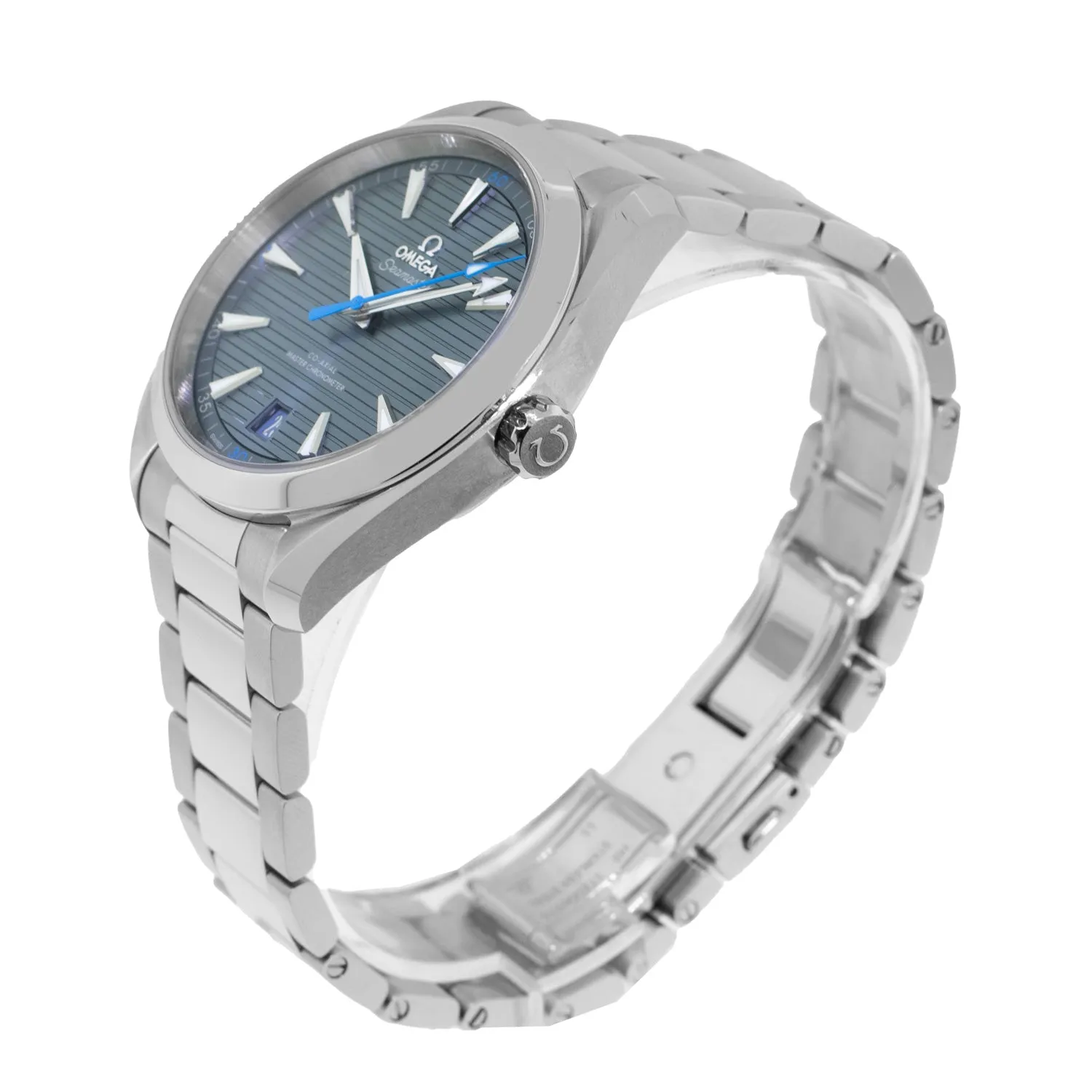 Omega Seamaster Aqua Terra Co-Axial Chronometer 41mm Stainless Steel Blue Index Dial 220.10.41.21.03.002