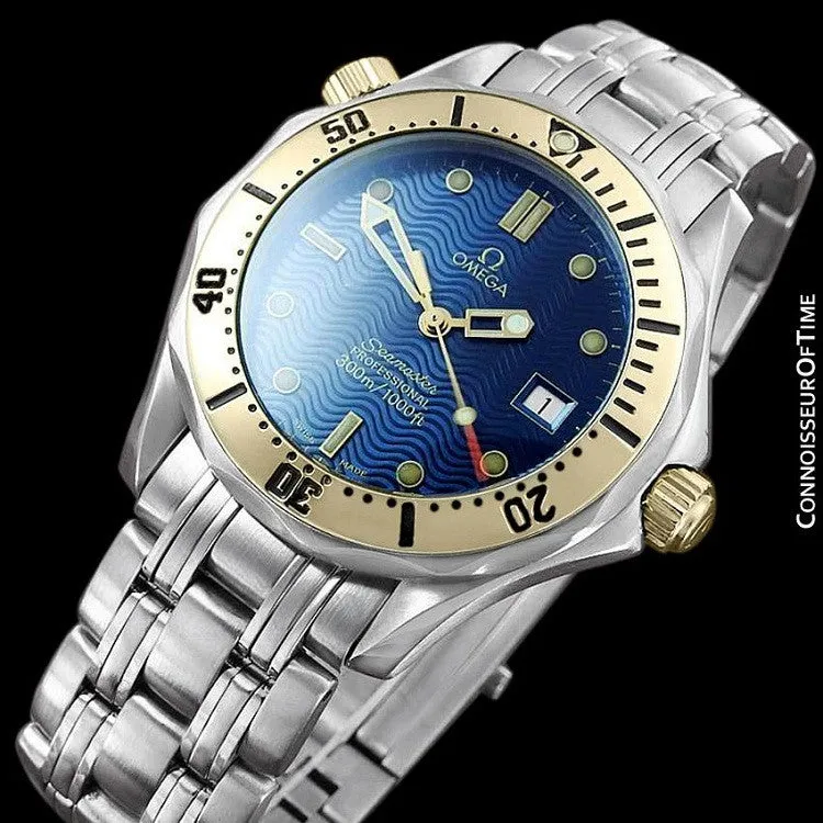 Omega Seamaster Midsize 300M Professional Diver (James Bond), Stainless Steel & 18K Gold