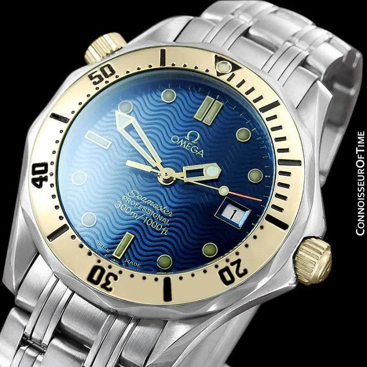 Omega Seamaster Midsize 300M Professional Diver (James Bond), Stainless Steel & 18K Gold
