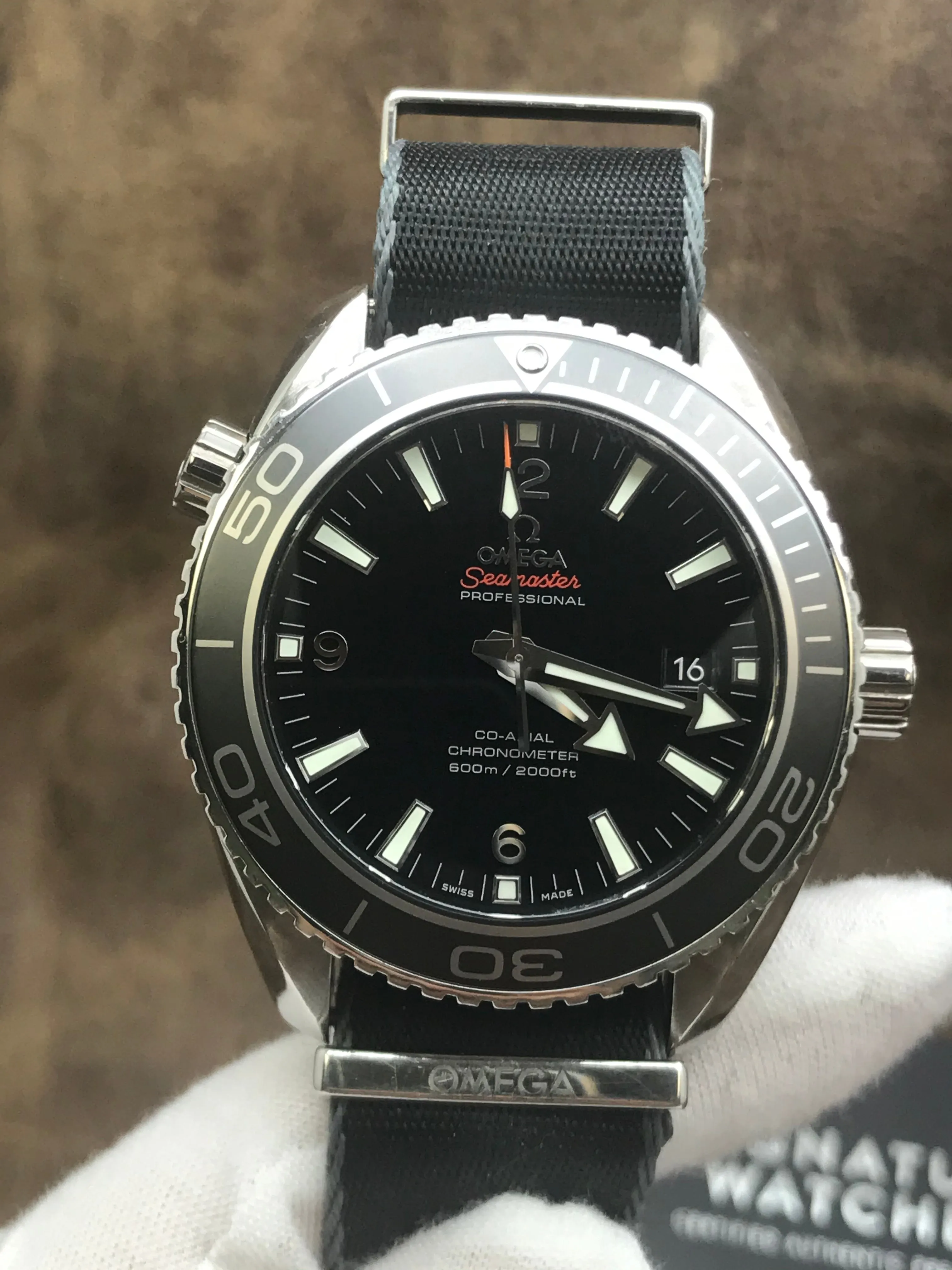 Omega Seamaster Planet Ocean 232.30.42.21.01.001 Black Dial Automatic Men's Watch
