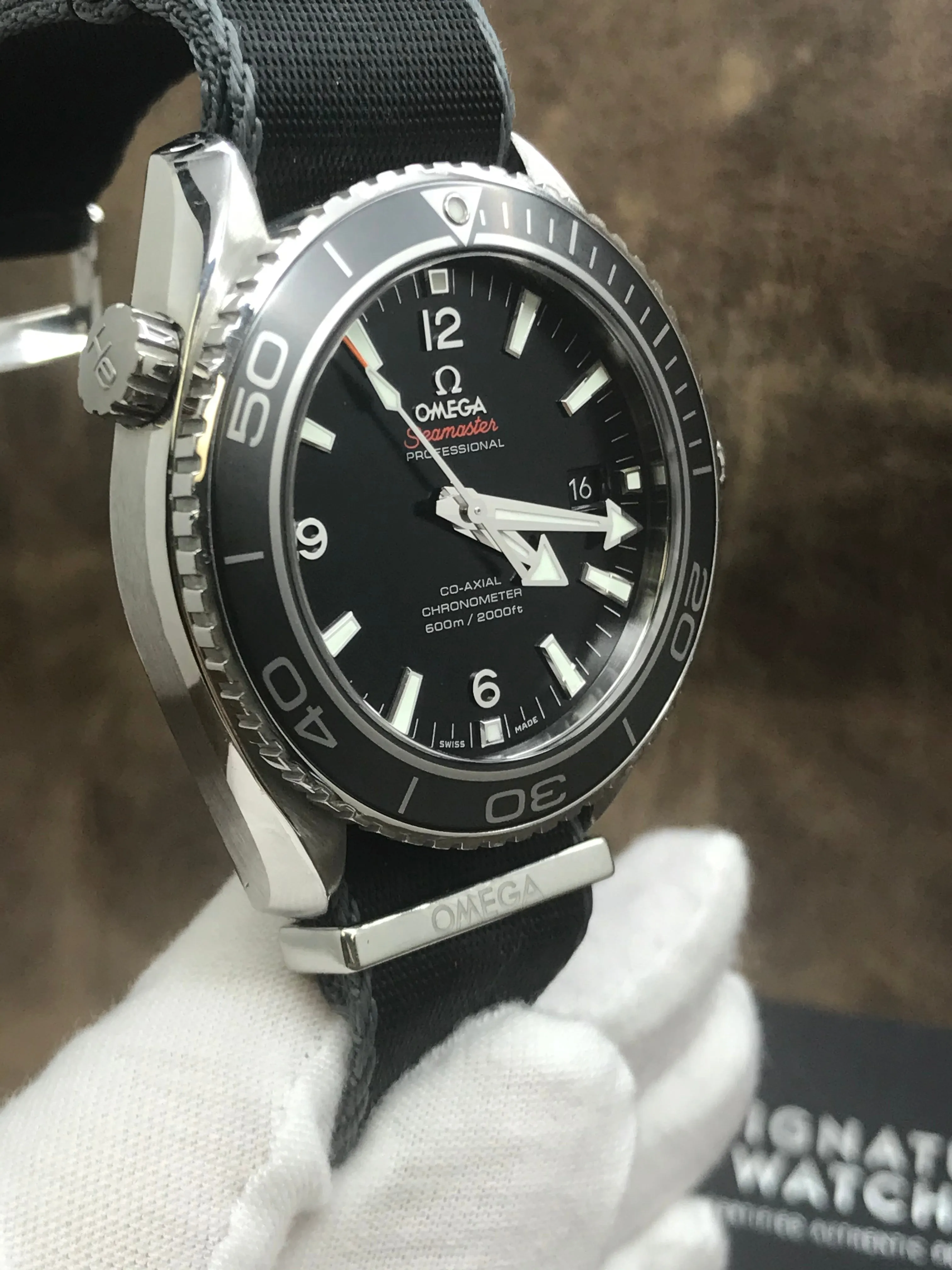 Omega Seamaster Planet Ocean 232.30.42.21.01.001 Black Dial Automatic Men's Watch