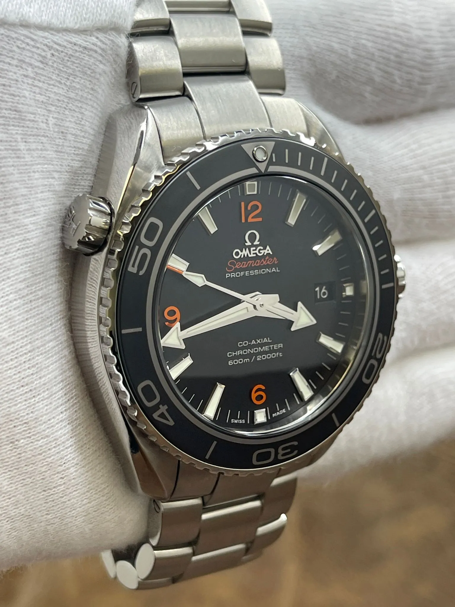 Omega Seamaster Planet Ocean 232.30.42.21.01.003 Black Dial Automatic Men's Watch