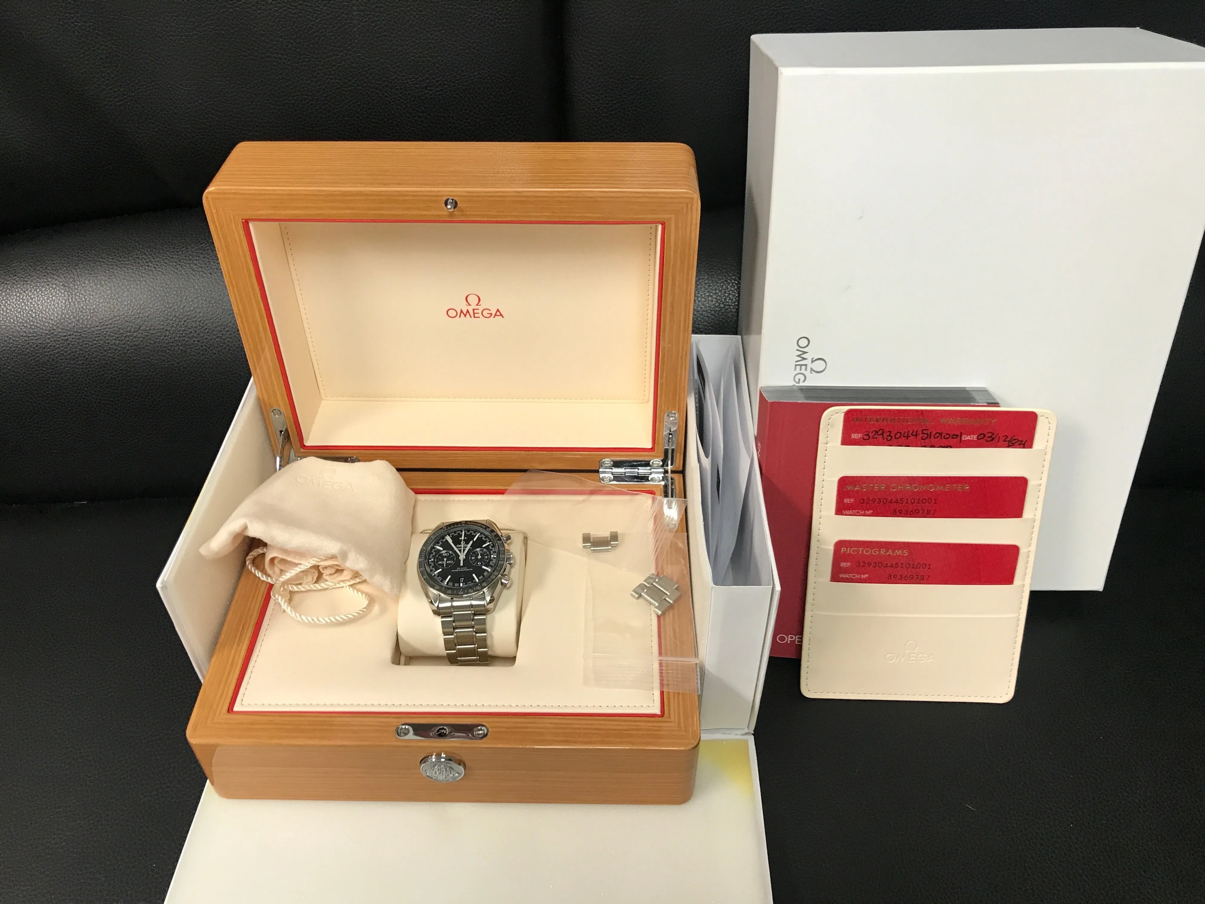 Omega Speedmaster Racing Master Chronometer 329.30.44.51.01.001 Black Dial Automatic Men's Watch