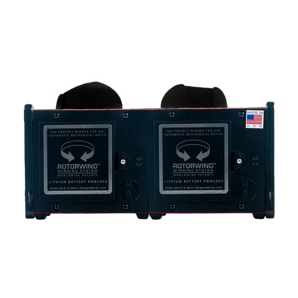 Orbita Sparta 2-Unit  Watch Winder in Bold Brown