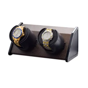 Orbita Sparta 2-Unit  Watch Winder in Bold Brown