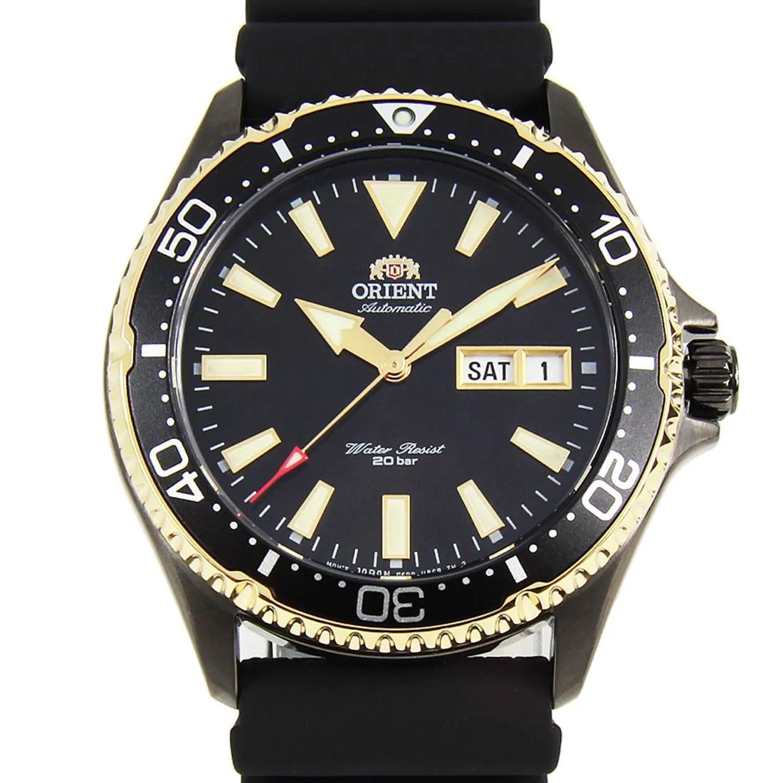 Orient Mako III Mechanical RA-AA0005B19B RA-AA0005B Black Rubber Dive Watch