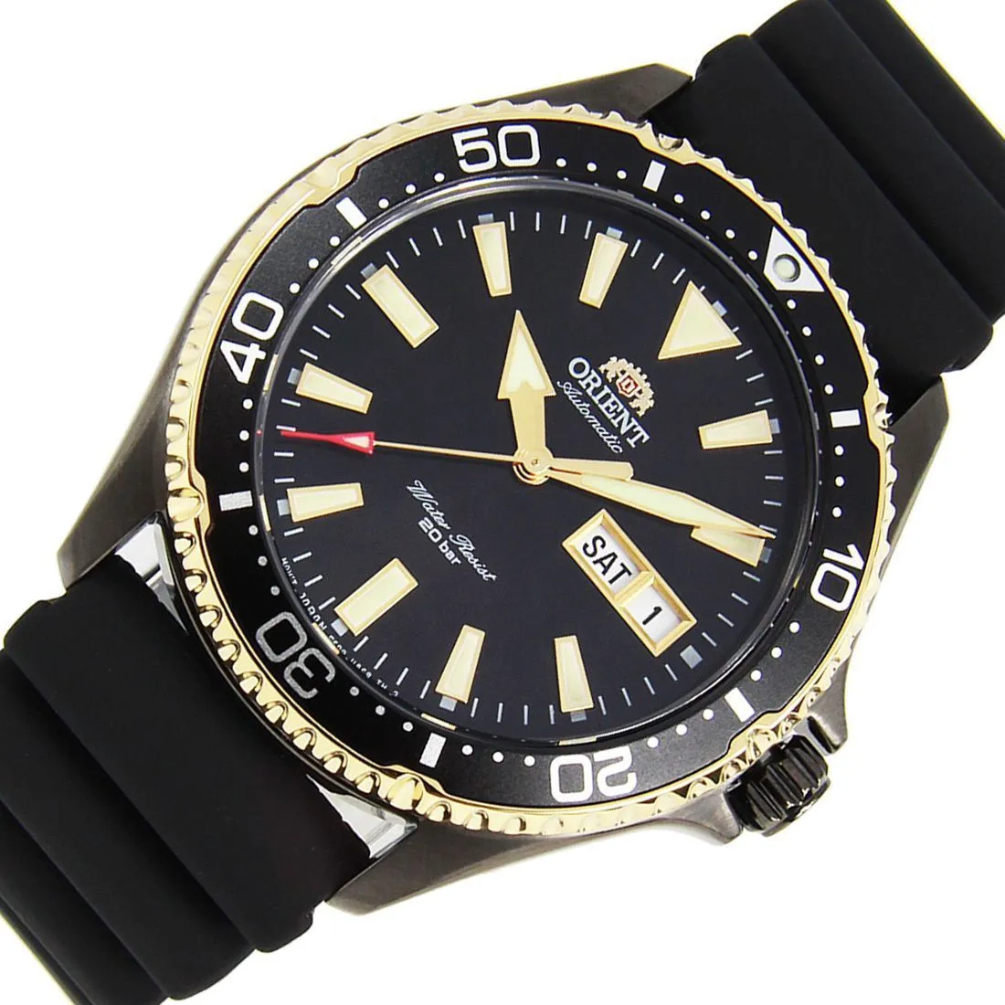 Orient Mako III Mechanical RA-AA0005B19B RA-AA0005B Black Rubber Dive Watch