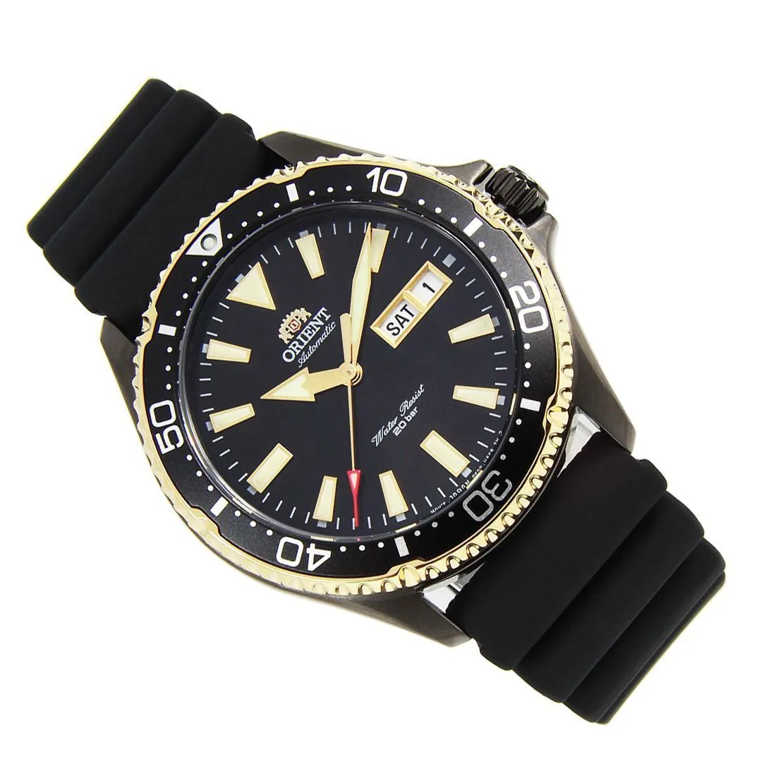 Orient Mako III Mechanical RA-AA0005B19B RA-AA0005B Black Rubber Dive Watch